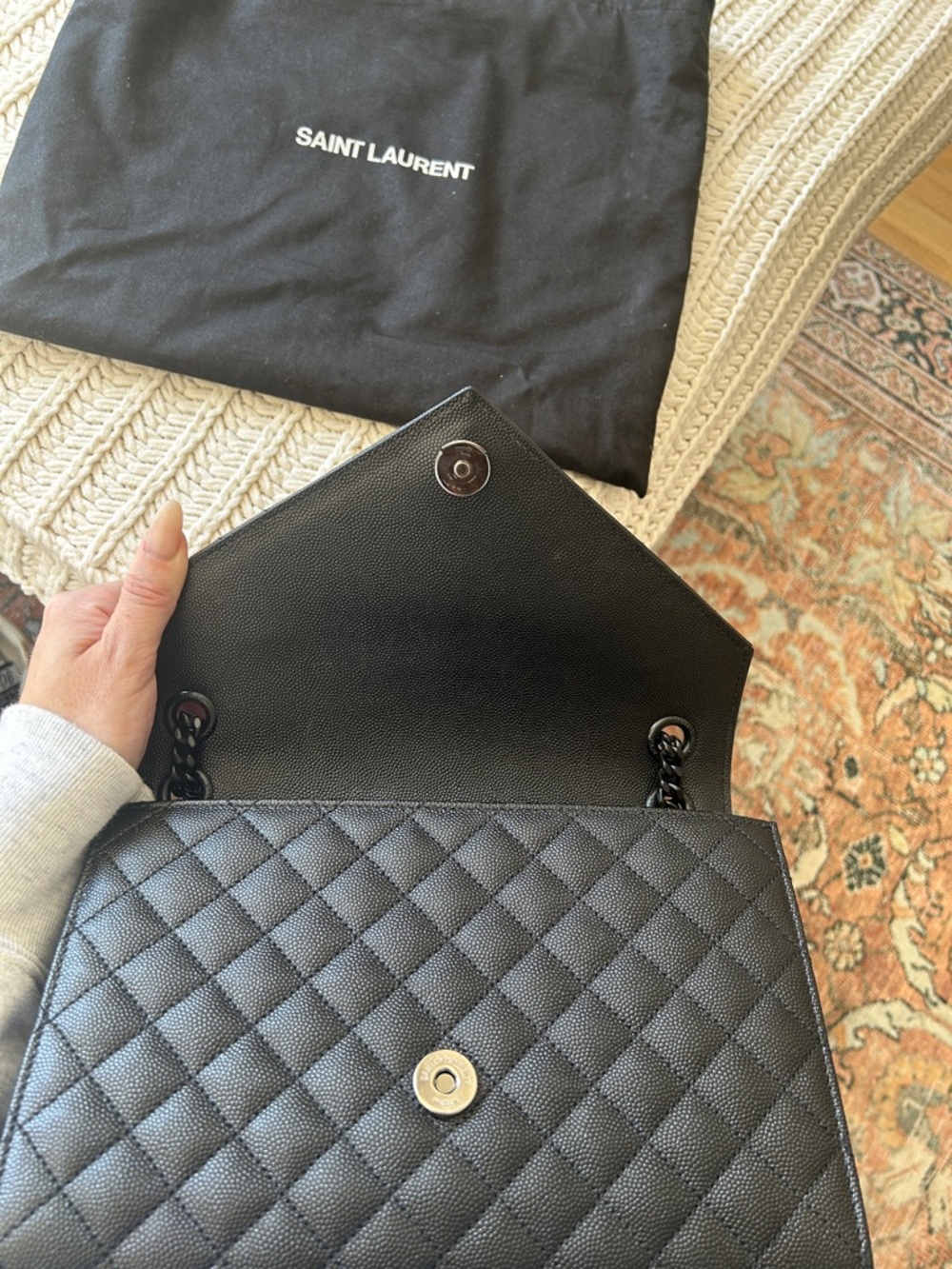 Saint Laurent Medium Envelope Chain Bag - Picture 7 of 11